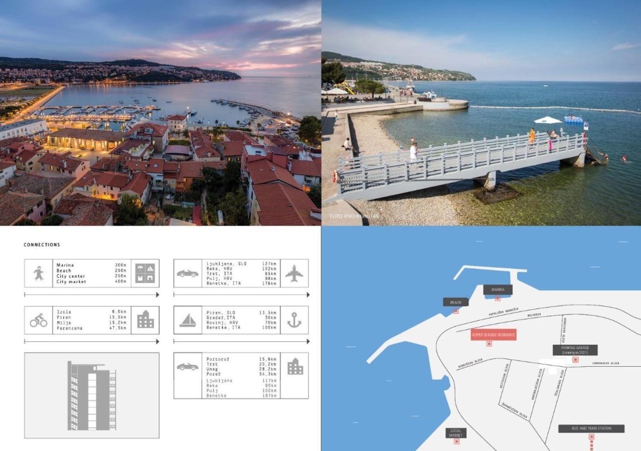 Koper Seaside Residence Bagian luar foto